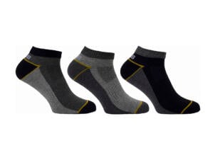 JCB Trainer Liner chaussettes courtes 44-47 gris 3 paires