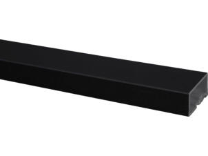 Trapleuning 50x25 mm 100cm metaal zwart
