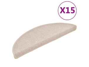 Trapmat 56x17x3 cm taupe 15 stuks