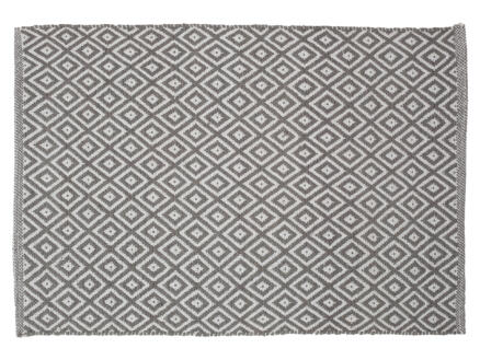 Sealskin Trellis tapis de bain 90x60 cm gris 1
