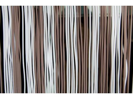 La Tenda Trento 4 rideau antimouches 100x230 cm taupe-blanc 1