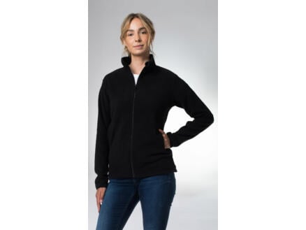 Trento vest fleece dames L zwart