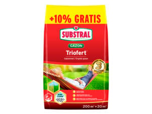 Substral Triofert engrais gazon 22kg 200m² + 10 % gratuit