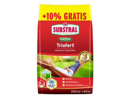 Substral Triofert gazonmeststof 22kg 200m² + 10% gratis