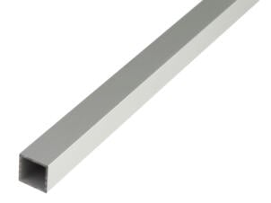 Tube carré 20x20x1,5 mm 100cm aluminium anodisé argent