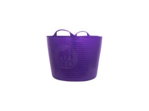 Tubtrug flexibele tuinmand 42l paars