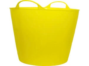 Tubtrug seau de jardin souple 26l jaune