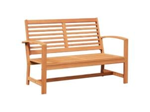 Tuinbank 110x65x76,5 cm massief teakhout bruin
