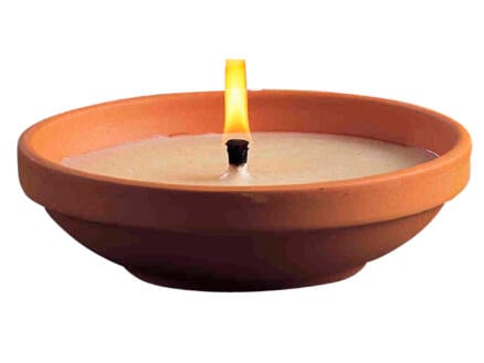 Tuinkaars terracotta 20cm ivoor