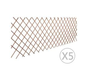 Tuinlatwerk 180x90 cm wilg 5 stuks