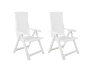 Tuinstoel acaciahout verstelbaar 2 stuks
