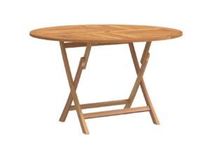 Tuintafel inklapbaar teakhout Ø 110x75 cm
