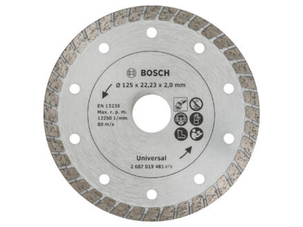 Bosch Turbo disque diamant universel 125x2x22,23 mm 1