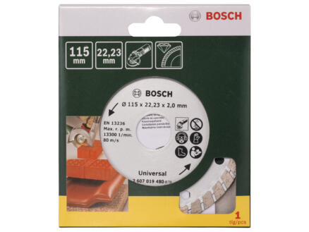 Bosch Turbo disque diamant universel construction 115x2x22,23 mm