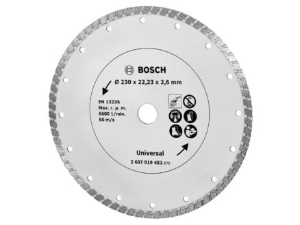 Bosch Turbo disque diamant universel construction 230x2,6x22,23 mm 1
