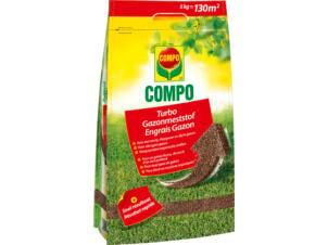 Compo Turbo gazonmeststof 5kg 130m²