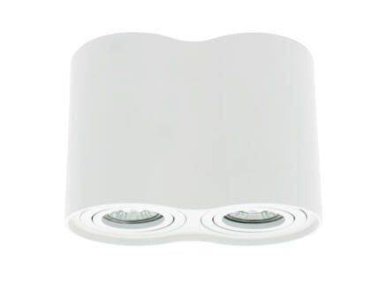 Prolight Tussio LED plafondspot GU10 2x15 W rond wit 1