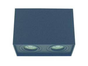Prolight Tussio LED plafondspot GU10 2x15 W vierkant zwart
