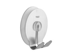 Tiger Twin haak 6,5cm 1kg inox geborsteld