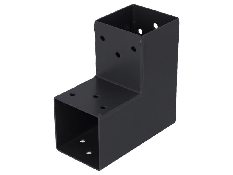 Dangle Connection Suki Type A connecteur d'angle 2 connexions 90° 71x71 mm anthracite | Hubo