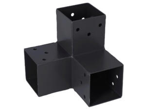 Suki Type B koppelstuk hoek 3 aansluitingen 90° 71x71 mm antraciet