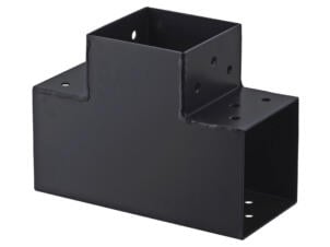 Suki Type G koppel T-stuk 3 aansluitingen 90° 91x91 mm antraciet