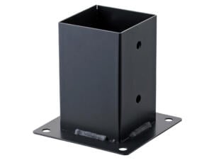 Suki Type K support de poteau avec fixation par vis 91x91 mm anthracite