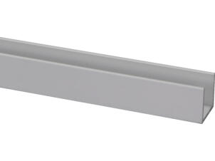 U-profiel aluminium 15x15 mm 200cm naturel