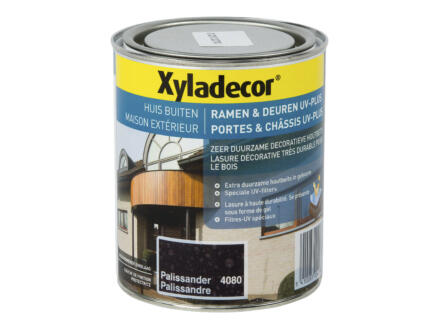 Xyladecor UV-plus lasure bois portes & châssis 0,75l palissandre 1