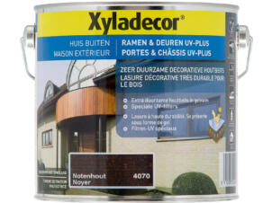 Xyladecor UV-plus lasure bois portes & châssis 2,5l noyer