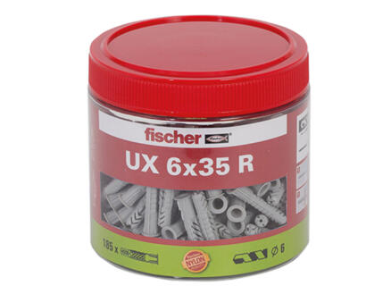 Fischer UX chevilles universelles 6x35 mm 185 pièces 1