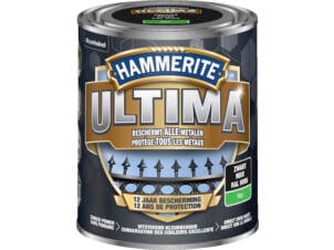 Hammerite Ultima laque peinture métal mat 0,75l noir