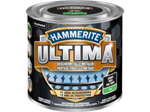 Hammerite Ultima metaallak mat 0,25l zwart