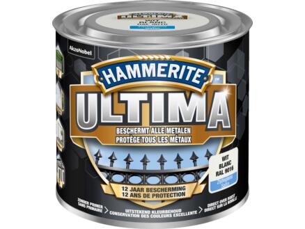 Hammerite Ultima metaallak zijdeglans 0,25l wit