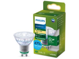 Philips Ultra Efficient LED spot 50W GU10 warmwit licht