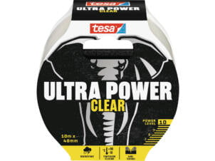 Tesa Ultra Power Clear ruban adhésif de réparation 10m x 48mm transparent