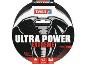 Tesa Ultra Power Extreme reparatietape 25m x 50mm zwart