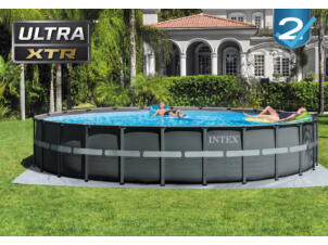 Intex Ultra XTR Frame piscine 732x132 cm + pompe