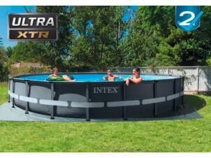 Intex Ultra XTR Frame piscine tubulaire 610X122 cm + pompe