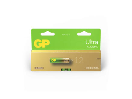 GP Ultra batterij alkaline AAA 12 stuks 1