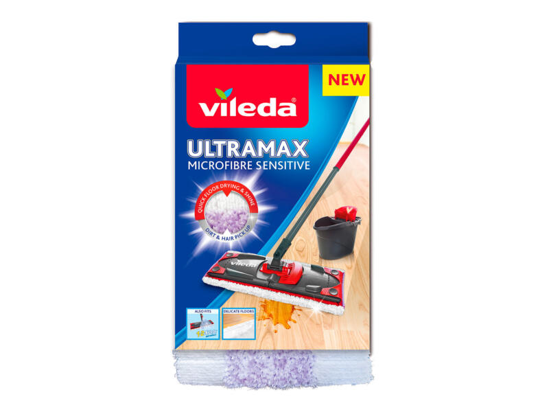 Vileda Ultramax Turbo XL Set Balai XL avec Manche télescopique pour Grandes Surfaces, Serpillère Vileda Ultramax Turbo XL Set Balai XL avec Manche télescopique pour Grandes Surfaces, Serpillère
