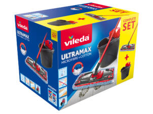 Vileda Ultramax Micro & Coton set de nettoyage vadrouille plate
