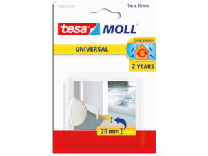 Tesa Universal dorpelstrip 1m 3,8cm wit