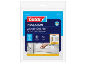 Tesa Universal tochtstrip 10m 0,9cm wit