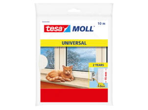 Tesa Universal tochtstrip 10m 1,5cm wit