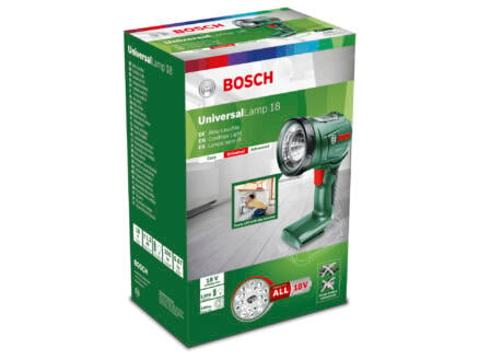 Bosch UniversalLamp 18 acculamp 18V Li-Ion zonder accu