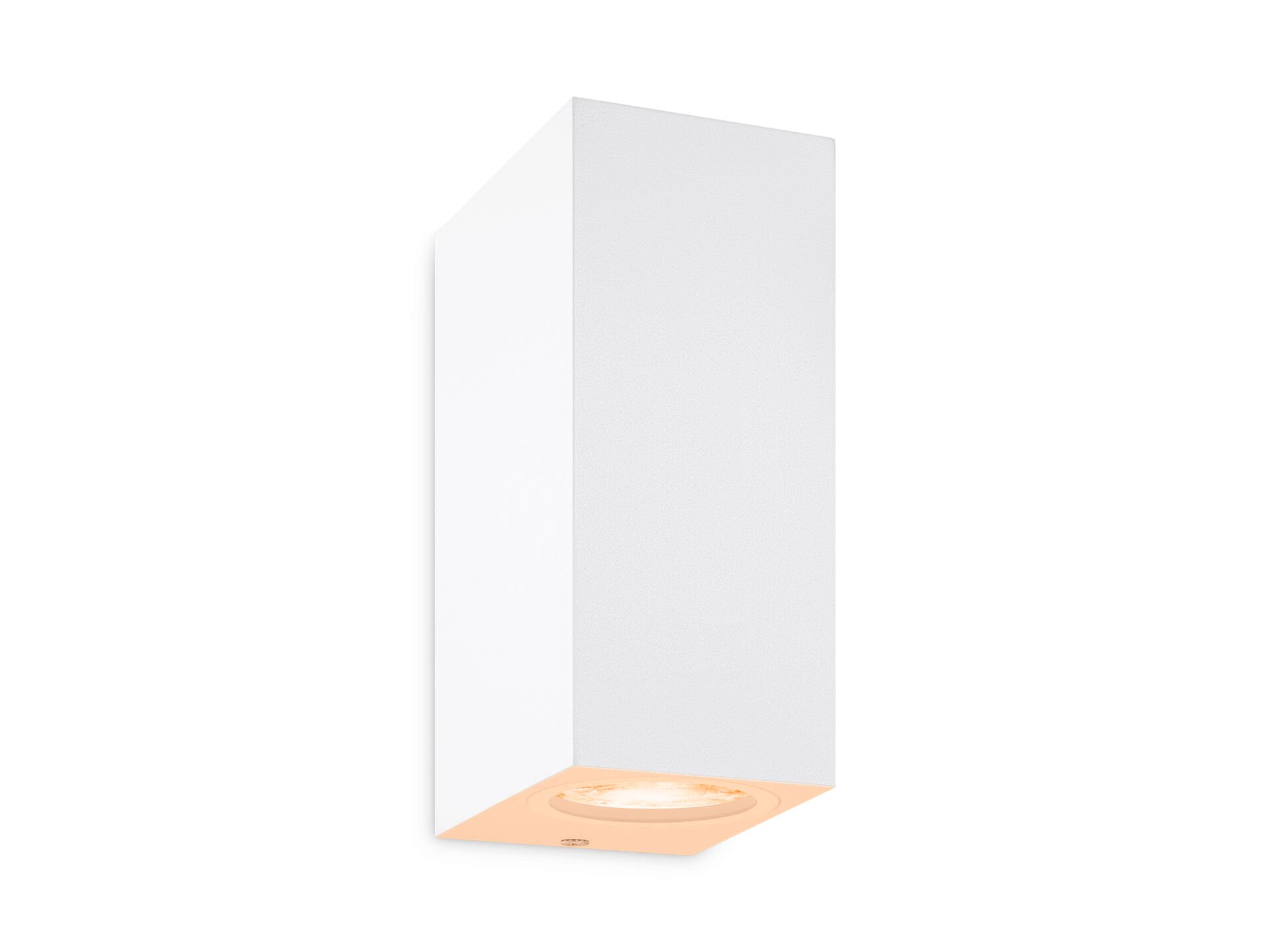 Up and Down applique murale LED GU10 2x5 W dimmable blanc
