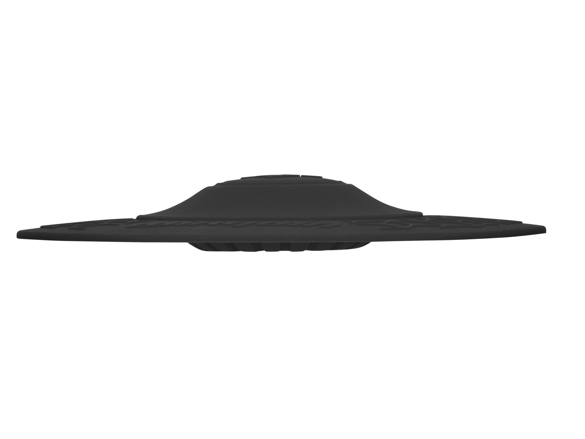 Wirquin Uppy 2-in-1 universele gootsteenstop met filter 110mm zwart