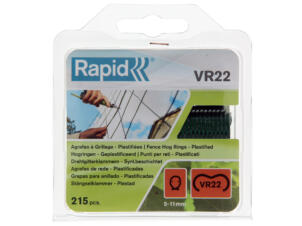 Rapid VR22 agrafes à grillage 5-11 mm vert 215 pièces