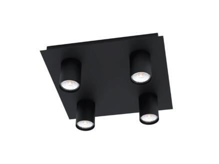 Eglo Valcasotto LED plafondspot 4x4,5 W zwart 1